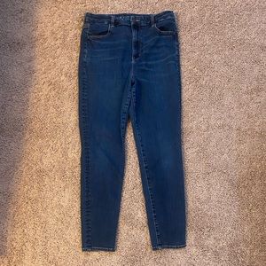 american eagle super high rise jegging next level stretch size 16